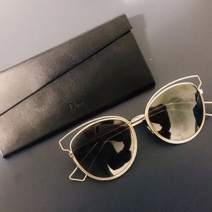 Dior sideral-2 silver frame sunglasses